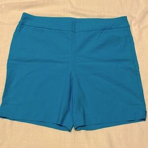 Chicos 2.5 Size 14 sky blue shorts 7”